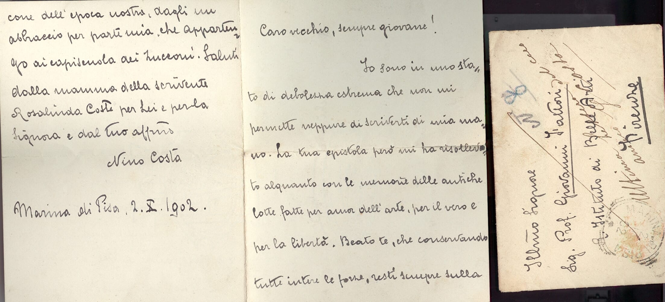 Nino Costa | Il pittore e patriota | Novità e aggiornamenti | Lettera ...